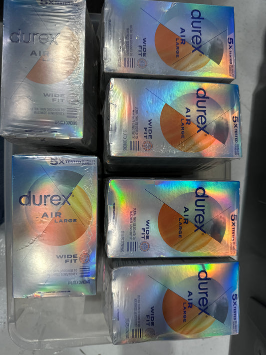 Durex Air Large Wide Fit Bundle (16 Pieces)